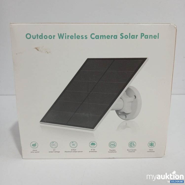 Artikel Nr. 857921 Artikel Nr. 857921: Outdoor Wireless Camera Solar Panel