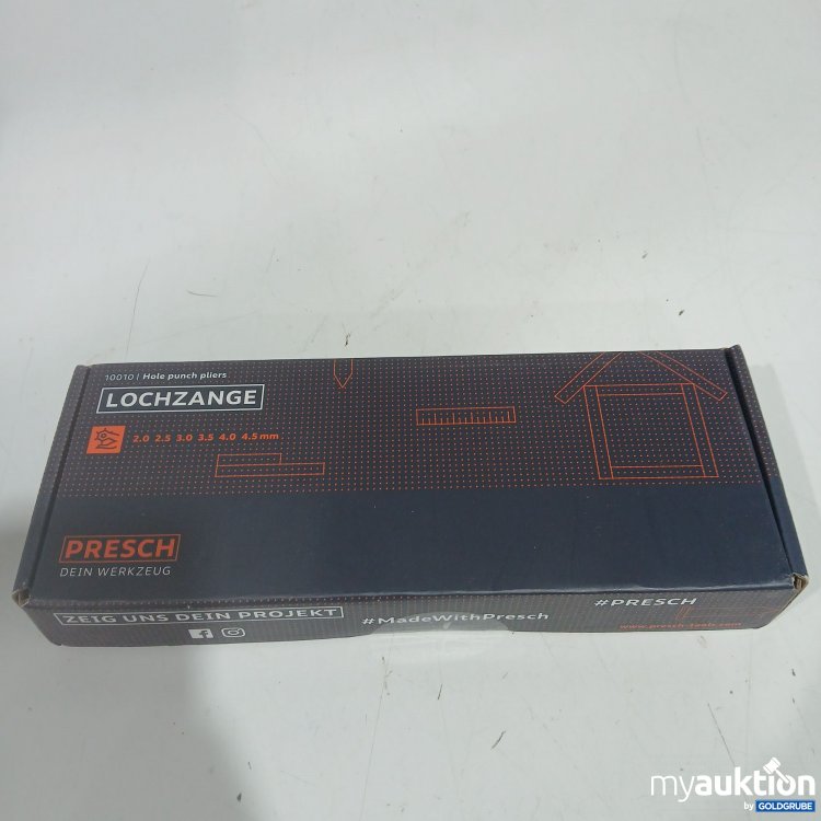 Artikel Nr. 893921: Presch Lochzange 10010 
