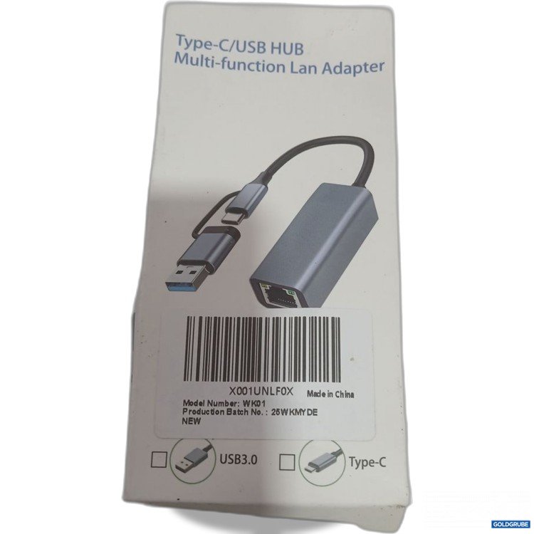 Artikel Nr. 929921 Artikel Nr. 929921: Type-C/USB HUB Multi-function Lan Adapter WK01