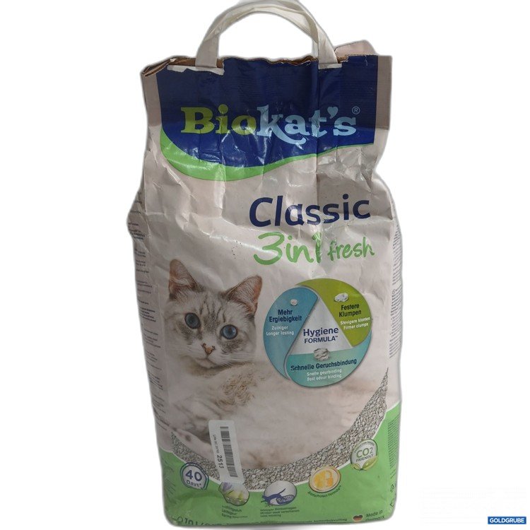 Artikel Nr. 950921: Bio Kats classic 3in1 fresh Katzenstreu 10L