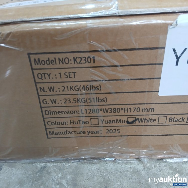 Artikel Nr. 956921: Homavo Electric Lifting Desk K2301 white 