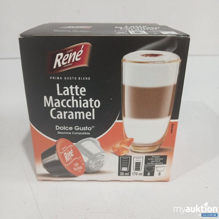 Artikel Nr. 969921: Cafe Rene Latte Macchiato Caramel Dolce Gusto Kapseln 8x