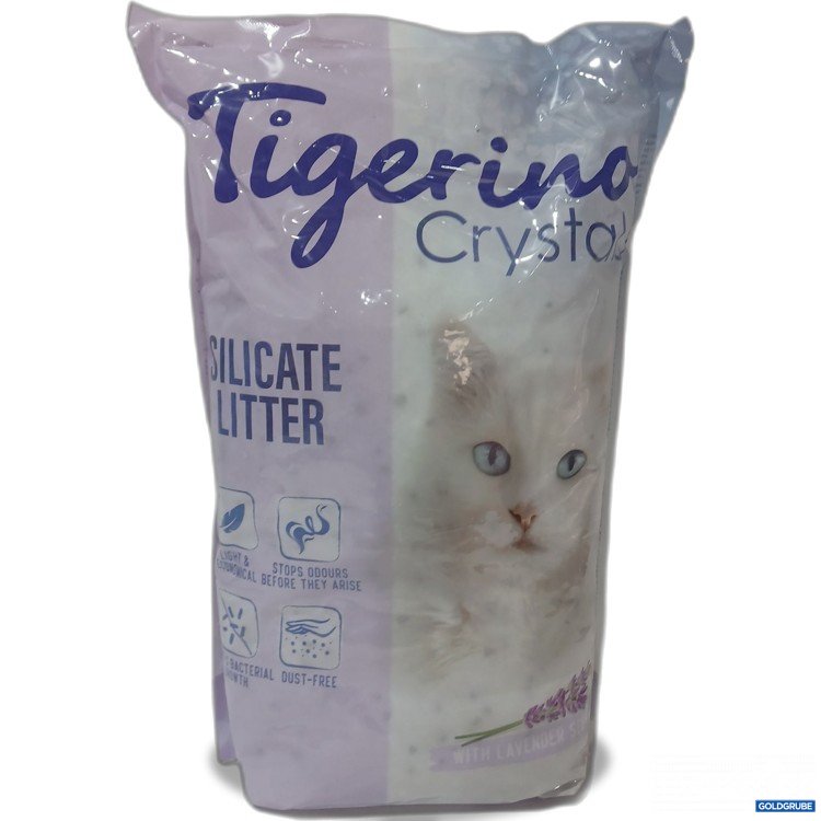 Artikel Nr. 976921 Artikel Nr. 976921: Tigerino Crystals Silicate Litter with Lavender Scent 5L