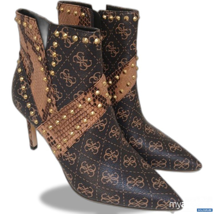 Artikel Nr. 986921 Artikel Nr. 986921: GUESS Stiefeletten mit Nieten und Muster leicht verschmutzt