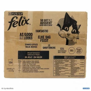 Artikel 471921: Purina Felix Katzenfutter Mixed Selection in Jelly 120 x 85 g