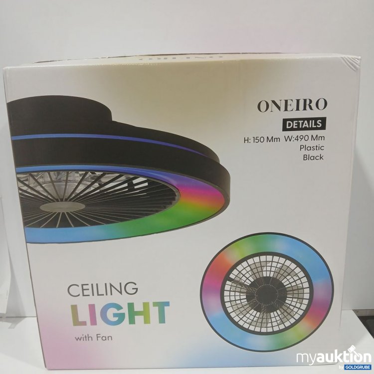 Artikel Nr. 441922 Artikel Nr. 441922: ONEIRO Ceiling Light with Fan IP20