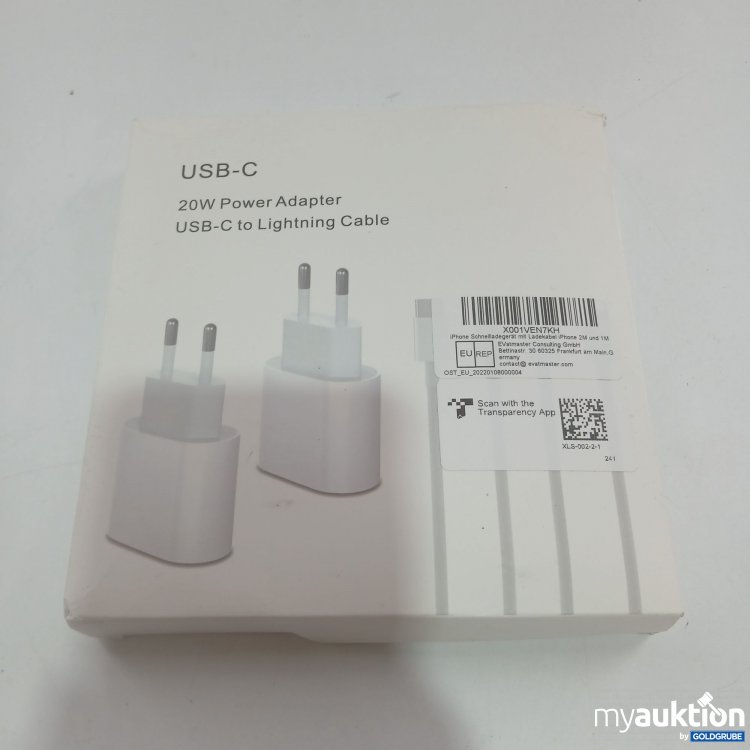 Artikel Nr. 826922: USB-C 20W Power Adapter 2m
