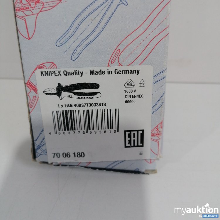 Artikel Nr. 834922: Knipex Seitenschneider 70 06 180