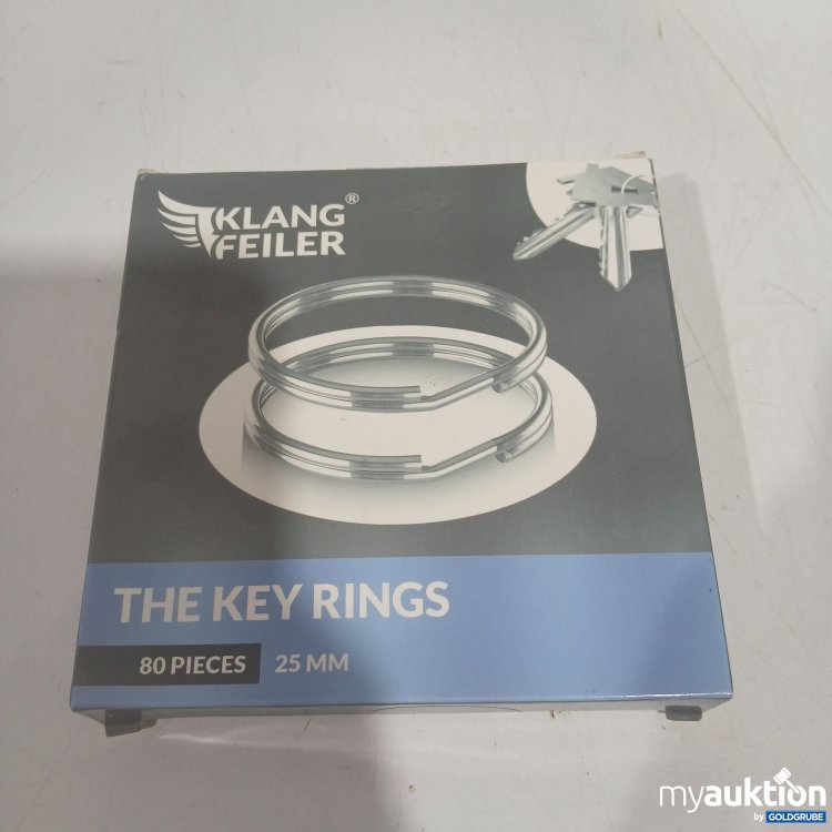 Artikel Nr. 893922: Klang Feiler The Key Rings 80Pieces 25mm 