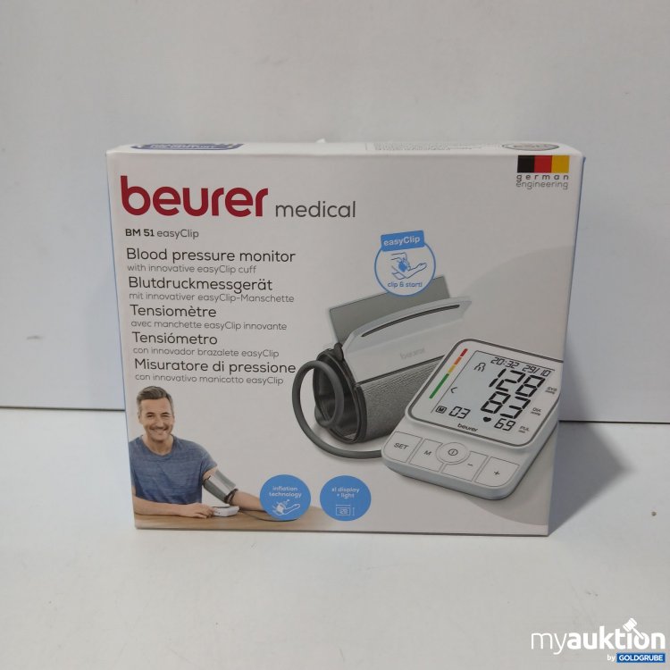 Artikel Nr. 904922: Bauer Media BM 51 easy Clup Blutdruckmessgerät 