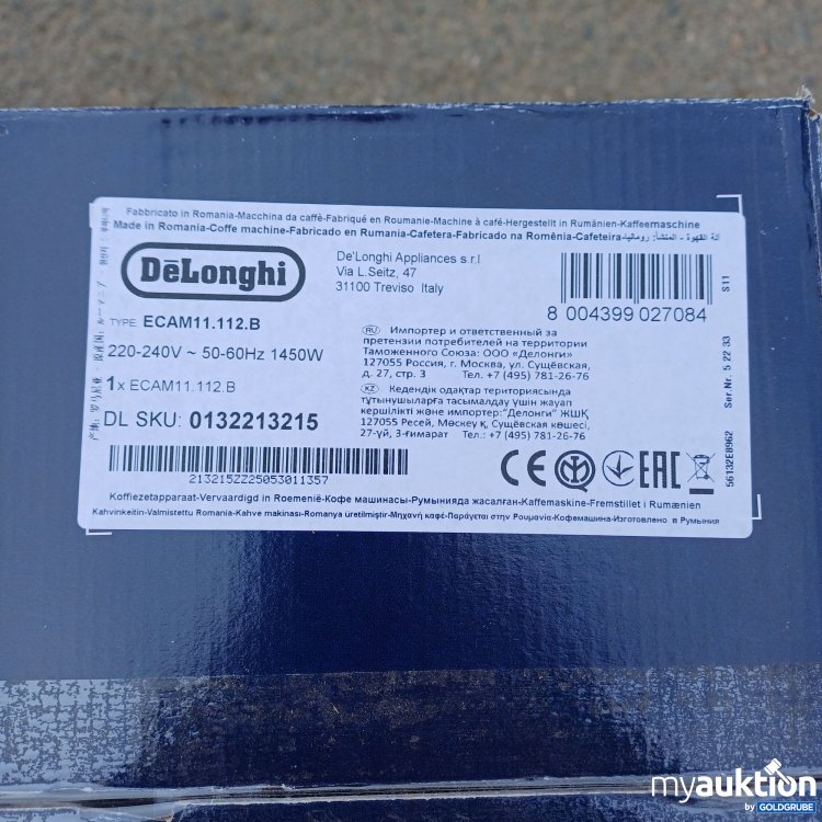 Artikel Nr. 960922: DeLonghi Automatic coffee machine with manual milk frother ECAM11.112.B 