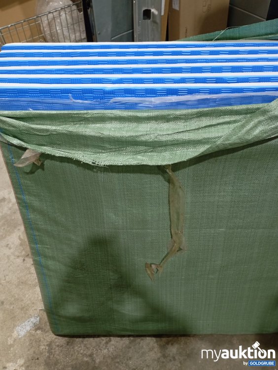 Artikel Nr. 476923: Geriffelte Fußmatten Blau, Grau ca 1,25x1 m