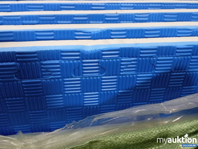 Artikel Nr. 476923: Geriffelte Fußmatten Blau, Grau ca 1,25x1 m