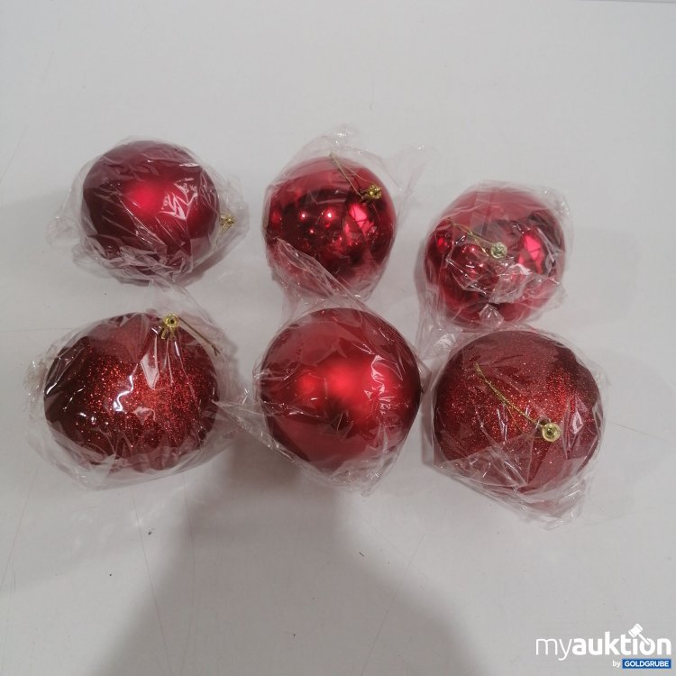 Artikel Nr. 855923 Artikel Nr. 855923: Weihnachtskugeln rot 10cm, 6 Stk.