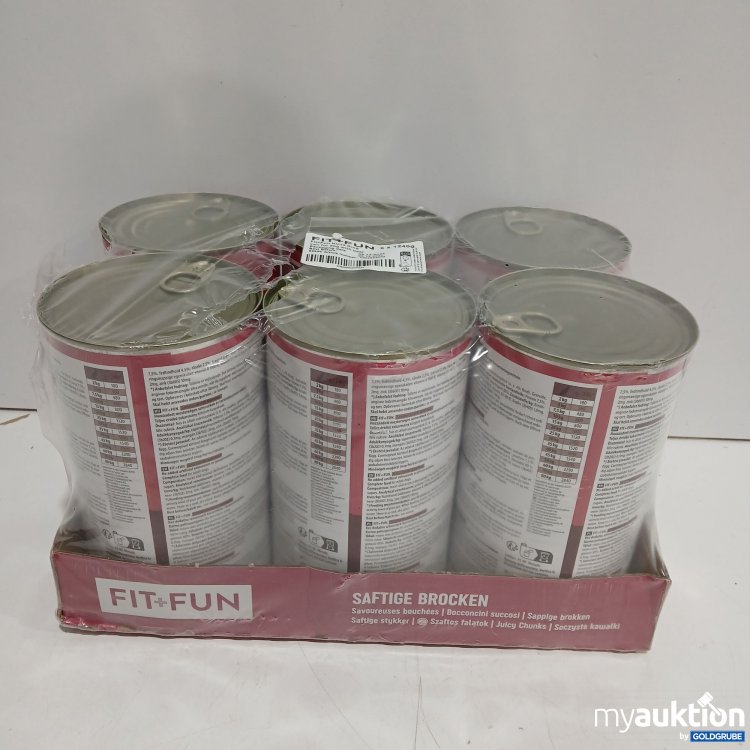 Artikel Nr. 891923: Fit+Fun Saftige Brocken mit Rind 6×1240g