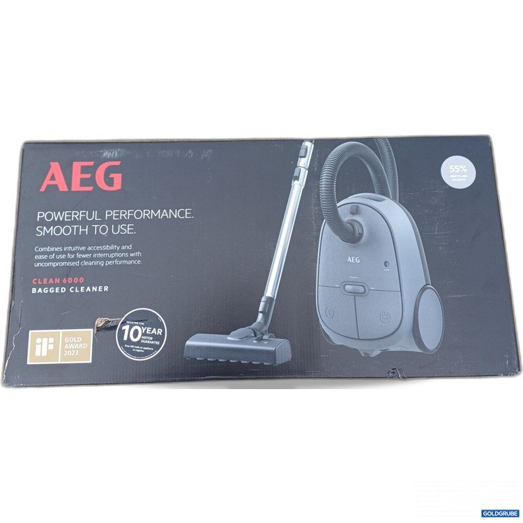 Artikel Nr. 960923 Artikel Nr. 960923: AEG Powerful Performance smooth to use Bagged cleaner Clean6000 AB61C2DBS