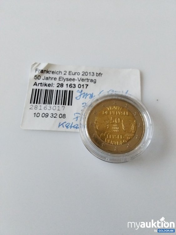 Artikel Nr. 393924 Artikel Nr. 393924: 2 Euro "50J. Elysee Vertrag"