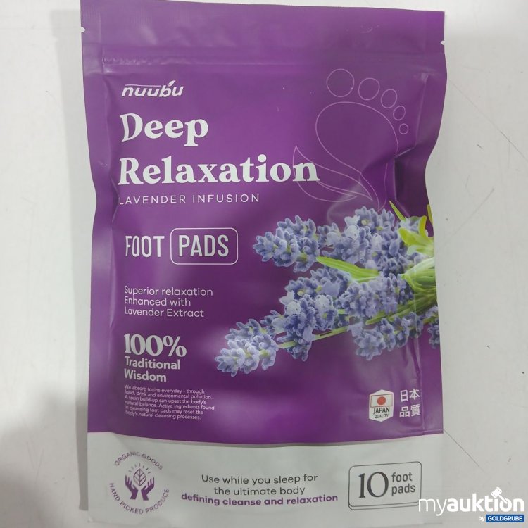 Artikel Nr. 441924: nuubu Deep Relaxation Foot Pads 10 Stück