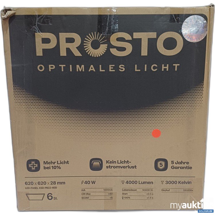 Artikel Nr. 446924 Artikel Nr. 446924: Prosto LED-Panel 620x620x28mm