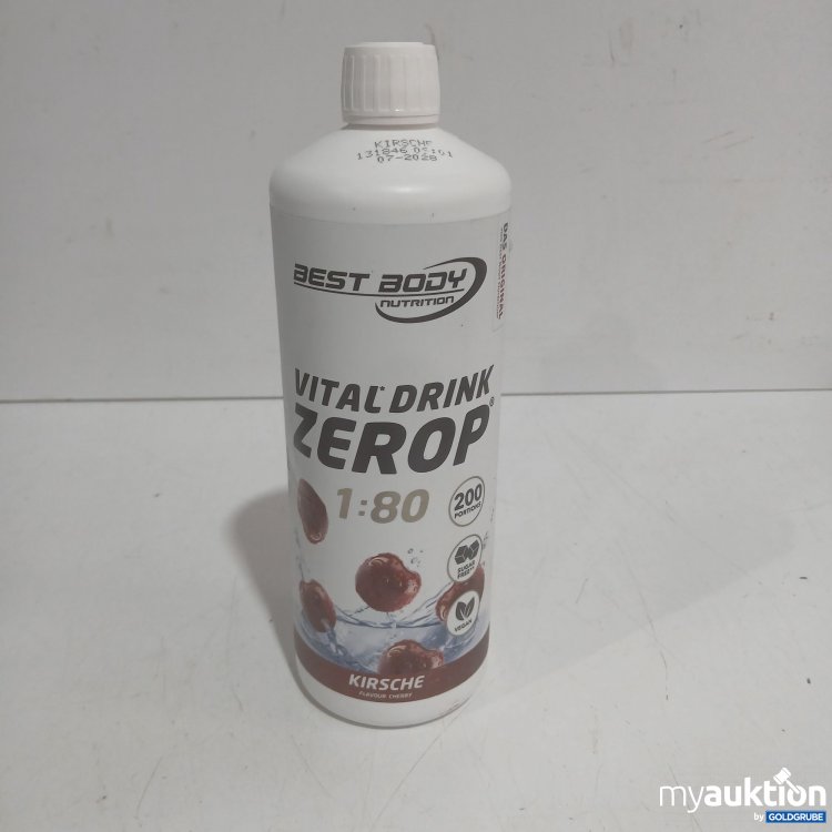 Artikel Nr. 461924 Artikel Nr. 461924: Best Body, Vital Drink Zerop 1:80, Kirsche 1000ml