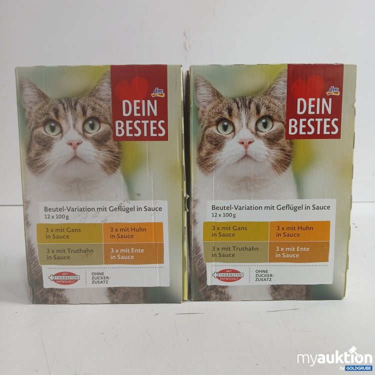 Artikel Nr. 464924: dm Dein Bestes Katzenfutter Beutel-Variation 12x100g