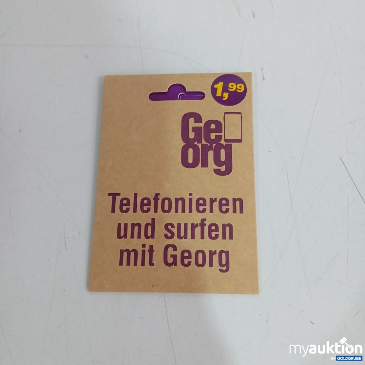 Artikel Nr. 843924 Artikel Nr. 843924: Georg Telefonieren Triple-Sim
