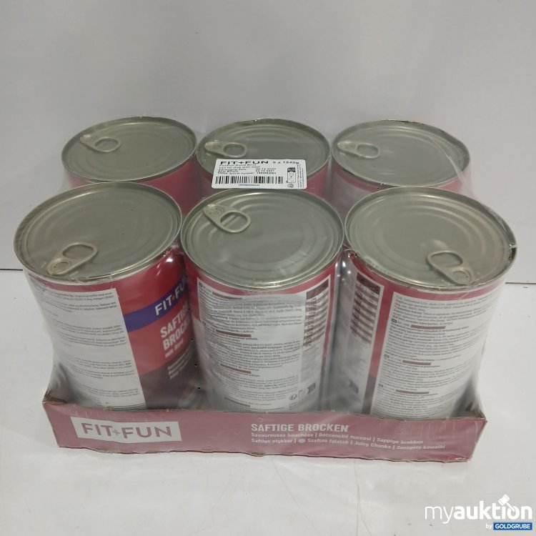 Artikel Nr. 891924: Fit+Fun Saftige Brocken mit Rind 6×1240g