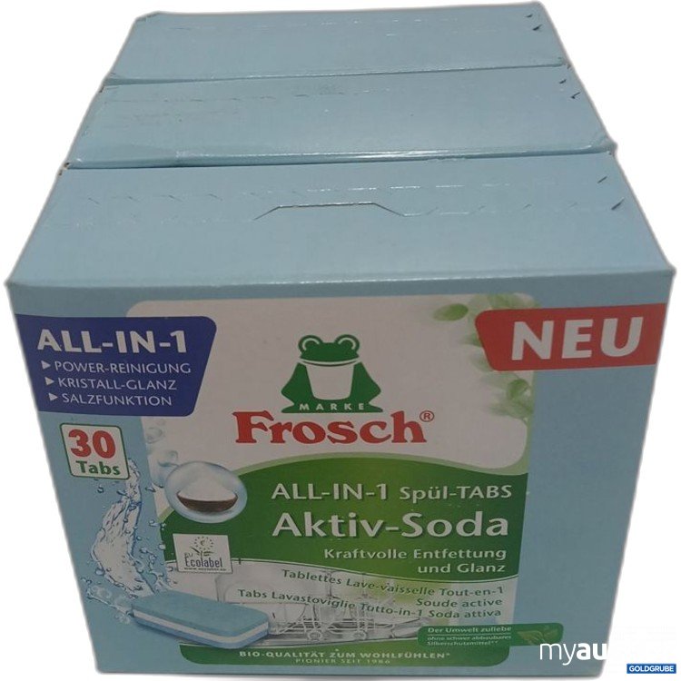 Artikel Nr. 959924: Frosch ALL-IN-1 Spül-TABS Aktiv-Soda
3x30 Tabs