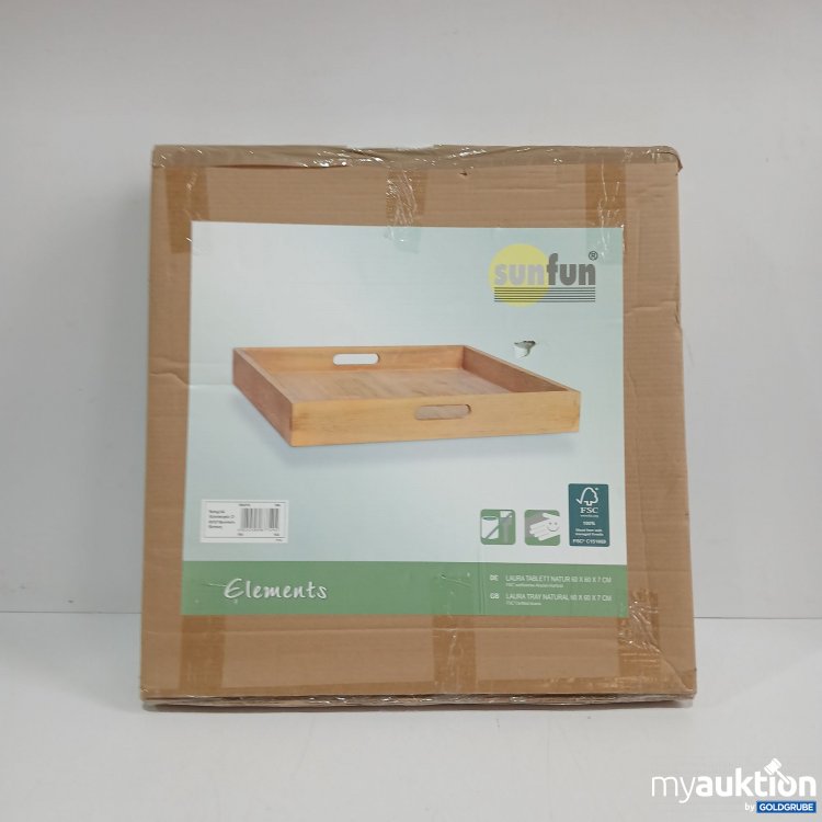 Artikel Nr. 970924: Laura Tablett Natur 60x60x7cm 