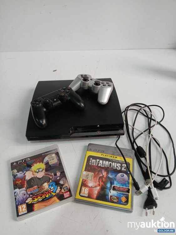 Artikel Nr. 994924 Artikel Nr. 994924: SONY PS3 mit 2x Controller & 2x Spiele inkl. Kabel gebraucht