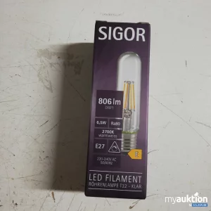Auktion SIGOR LED Filament Glühlampe