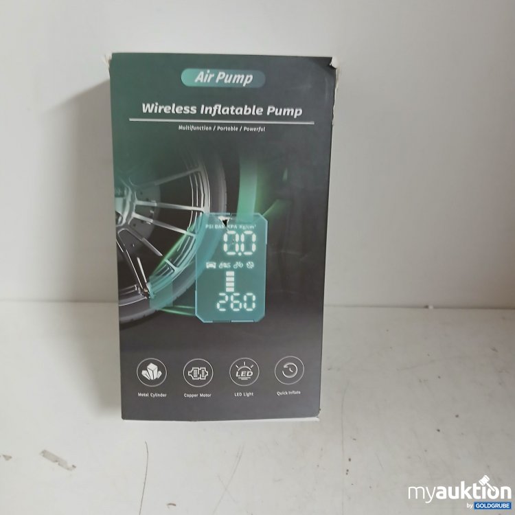 Artikel Nr. 824925 Artikel Nr. 824925: Air Pump Drahtlose Luftpumpe mit Powerbank