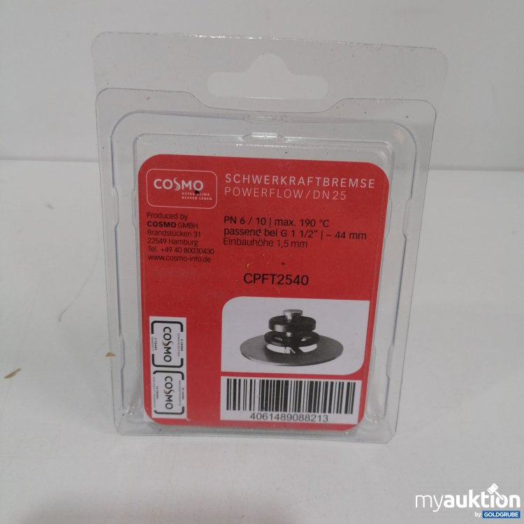 Artikel Nr. 825925 Artikel Nr. 825925: Cosmo Schwerkraftbremse Powerflow DN32, CPT3240