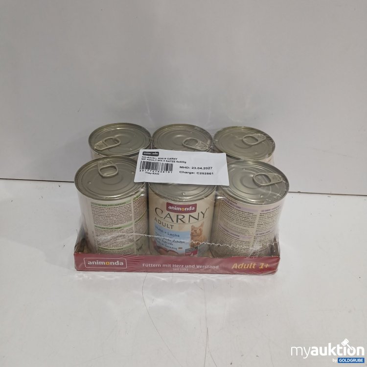 Artikel Nr. 891925: Animonda Carny Adult Verschiedene Sorten 6×400g