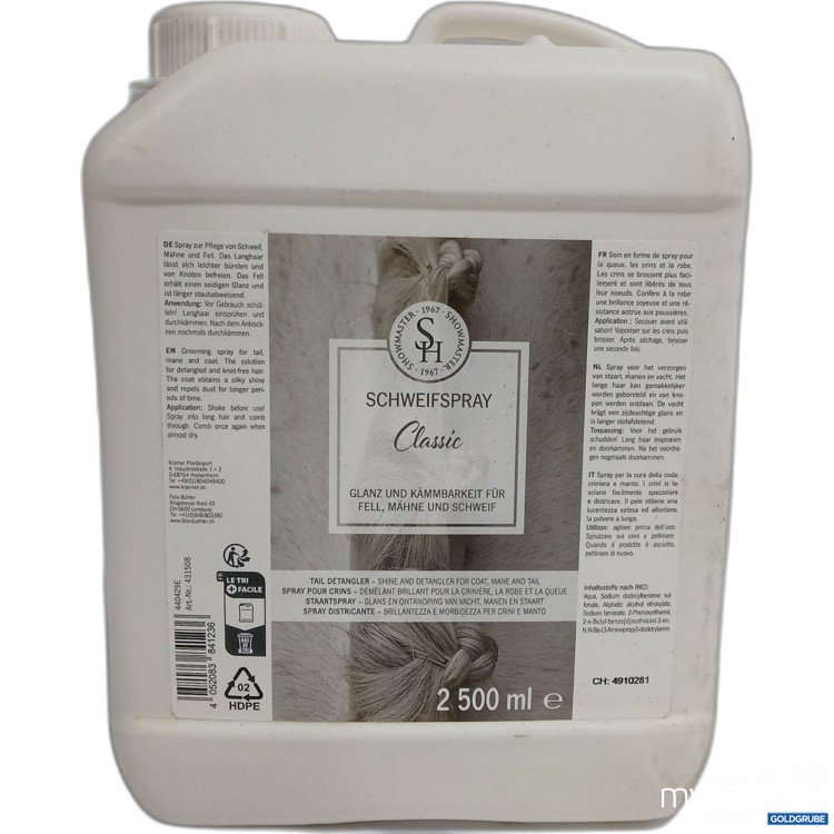 Artikel Nr. 920925: Showmaster Schweifspray Classic 2500ml 