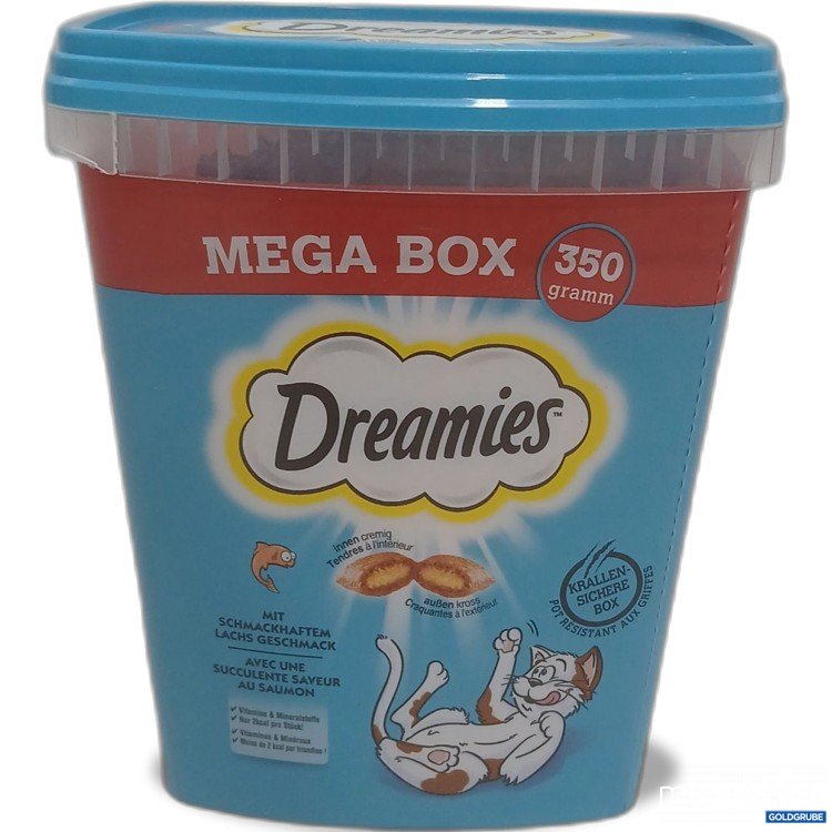 Artikel Nr. 980925: Dreamies Mega Box 350g mit Lachs 
