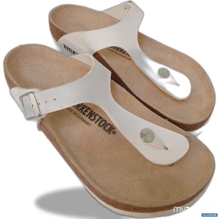 Artikel Nr. 986925: Birkenstock Sandalen Weiß Gizeh gebraucht Zustand sehr gut