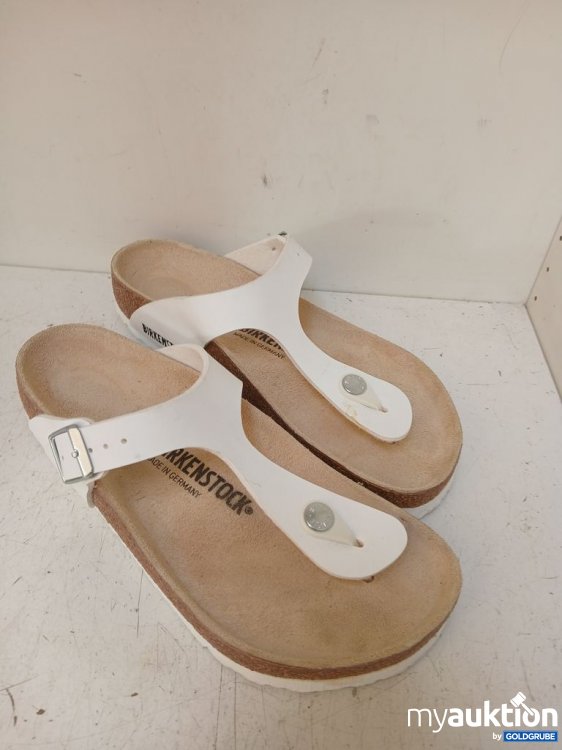 Artikel Nr. 986925: Birkenstock Sandalen Weiß Gizeh gebraucht Zustand sehr gut