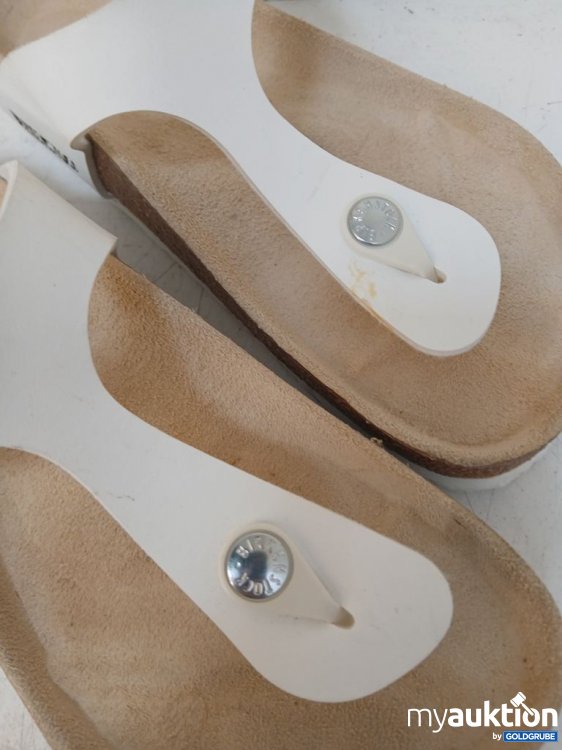 Artikel Nr. 986925: Birkenstock Sandalen Weiß Gizeh gebraucht Zustand sehr gut