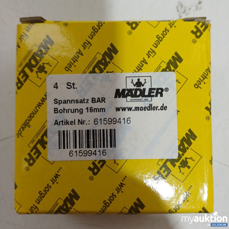 Artikel Nr. 446926 Artikel Nr. 446926: Mädler Spannsatz BAR Bohrung 16mm 4Stk 61599416