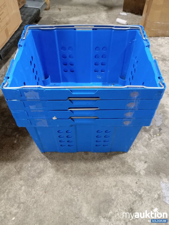 Artikel Nr. 476926 Artikel Nr. 476926: Blaue Transportbox mit Schwingbügel