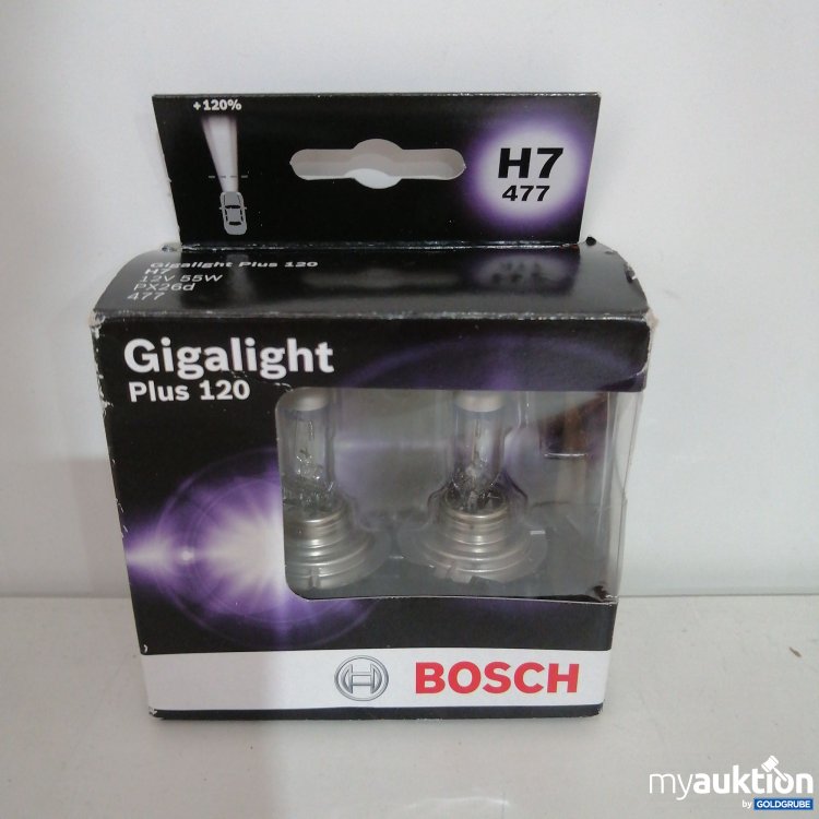 Artikel Nr. 682926: Bosch, Gigalight Plus 120 Glühbirnen, H7 477