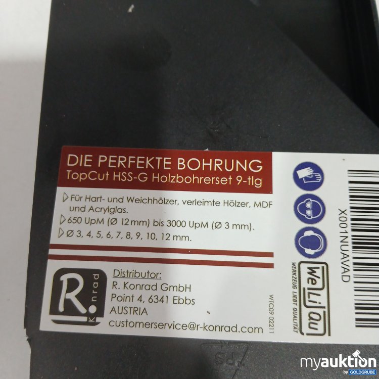 Artikel Nr. 812926: WeLiQu Die perfekte Bohrung Holzbohrerset HSS-G 