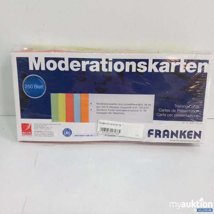 Artikel Nr. 821926 Artikel Nr. 821926: Franken Moderationskarten 250 Blatt