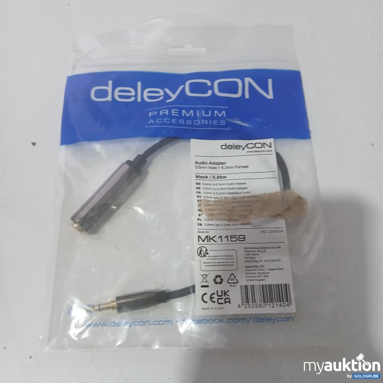 Artikel Nr. 831926 Artikel Nr. 831926: DeleyCon Audio Adapter 3.5mm 0.20m