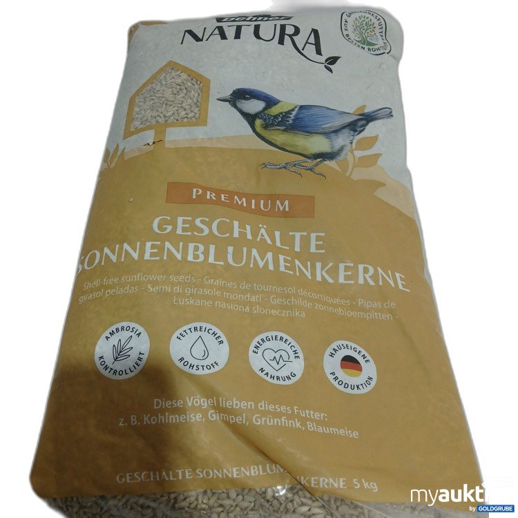 Artikel Nr. 891926:  Natura Premium Geschälte Sonnenblumenkerne 5Kg
