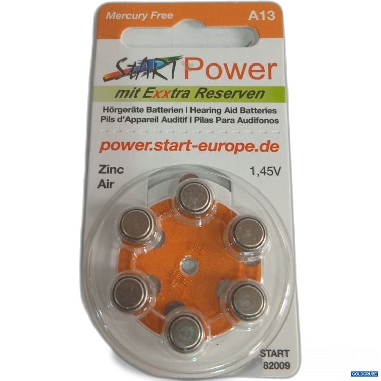 Artikel Nr. 919926: START Power Hörgerätebatterien A13 6Stk