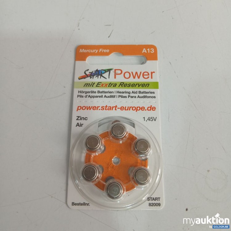 Artikel Nr. 919926: START Power Hörgerätebatterien A13 6Stk