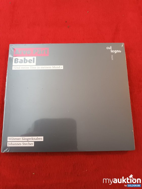 Artikel Nr. 923926: CD,Originalverpackt, Arvo Pärt, Babel 