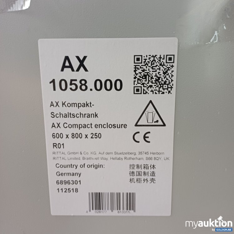 Artikel Nr. 981926 Artikel Nr. 981926: Kompakt Schaltschrank AX 1058000, 600x800x250mm